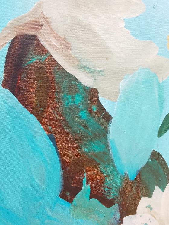 Acrylverfschilderij #Flora 100x100cm – joart, Schilderijen & Tekeningen, Canvas (photo 6 of 15)