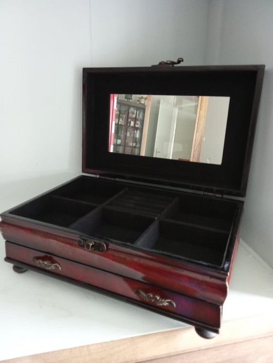 Image 1 of Luxus-Schmuckkästchen - Holz mit Verarbeitung, siehe Fotos
