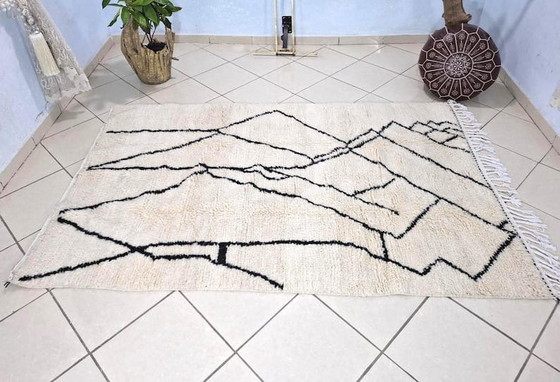 Handgeknüpfter Beni Ouraïne Berberteppich 150/350 cm – Teppiche & Läufer, Wool (photo 6 of 8)