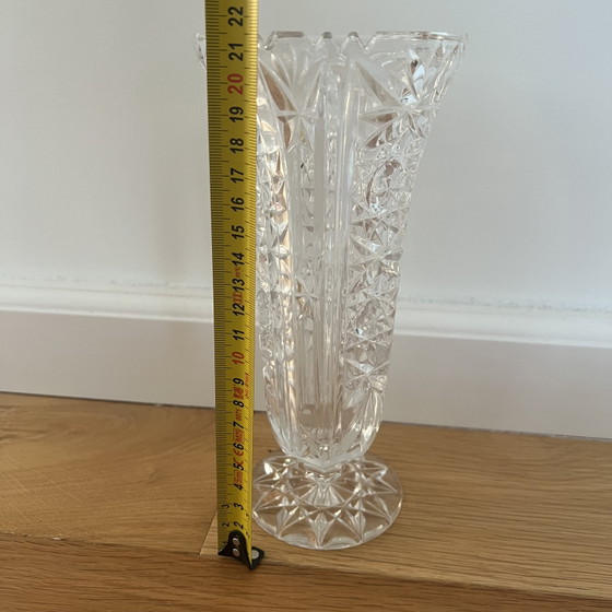 Vintage Brilliant Cut Vase – Glass (photo 5 of 6)