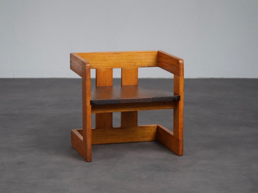 Seltener Art Deco Kinderstuhl von Pander, Niederlande, 1930er Jahre