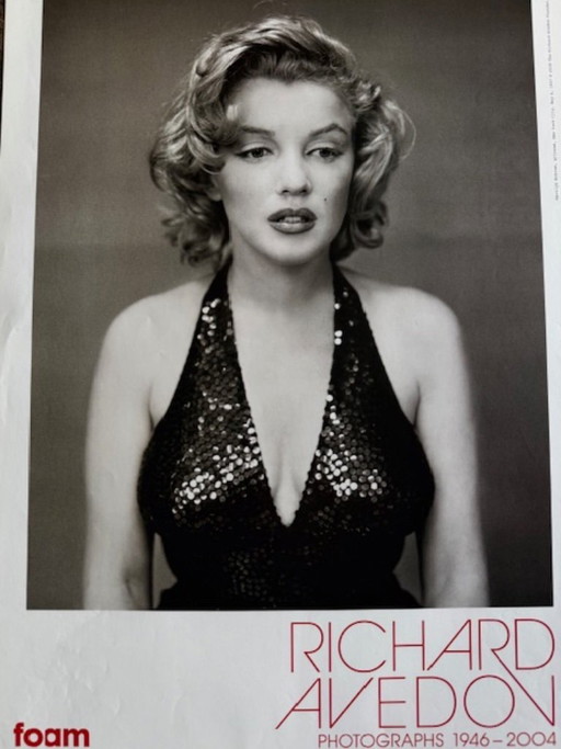 „Marilyn Monroe“ von Richard Avedon | Ausstellungsplakat