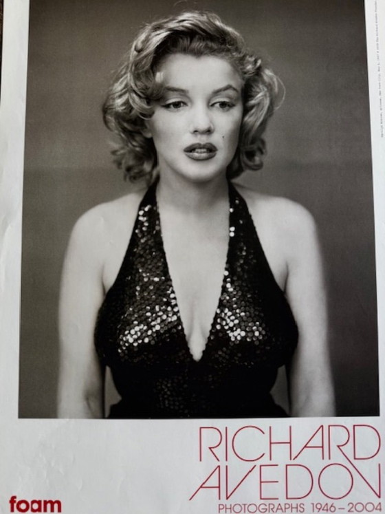 Image 1 of „Marilyn Monroe“ von Richard Avedon | Ausstellungsplakat