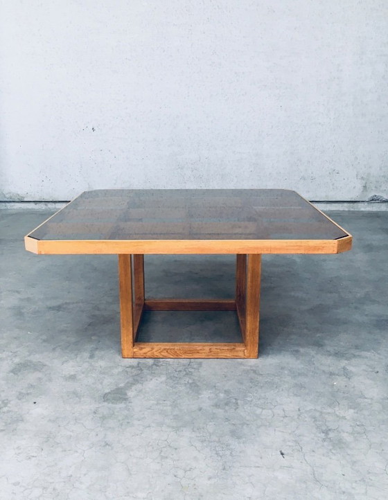 Image 1 of 1980's Postmodern Design Octagonal Square Dining Table
