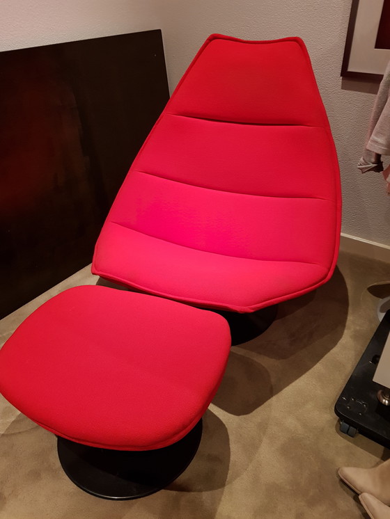 Image 1 of Artifort F510 Lounge Armchair With Matching Hocker