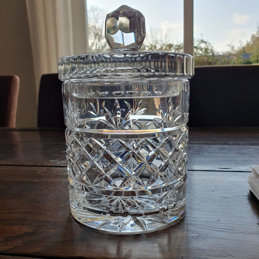 Glass Jar in Polished Glass