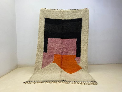 Traditioneel, op maat gemaakt Beni Ouraine wollen tapijt, formaat 1,5/2,5 m – Aime Té, vloerkleden en tapijten, Wool