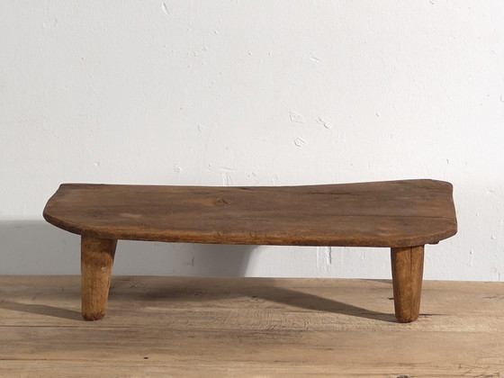 Table ancienne style wabi sabi (c.1920) #16, Tables d'appoint, Bois, Marron, Rustic (photo 15 sur 20)