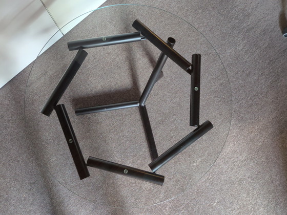 Glass tables with steel tube frames – Von mir selber gebaut, Coffee tables, Metal (photo 2 of 5)