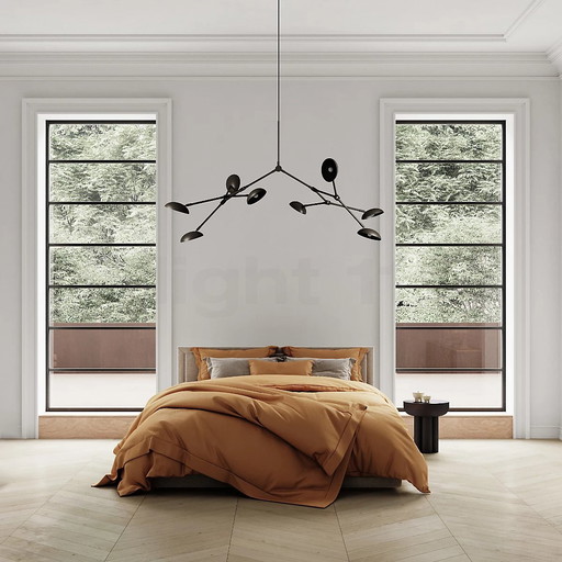 Lámpara de araña Copenhagen 101 oxidada