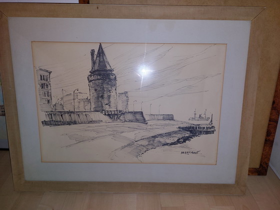 Image 1 of Kohlezeichnung Naerebout Vlissingen