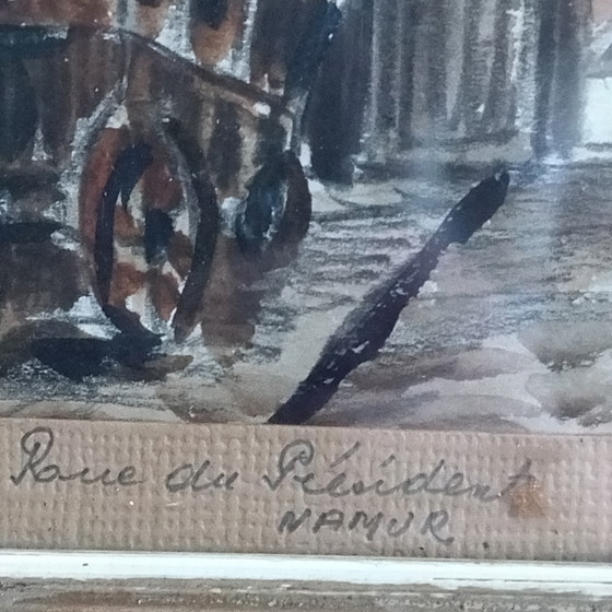 Image 1 of Aquarelle vieux Namur.