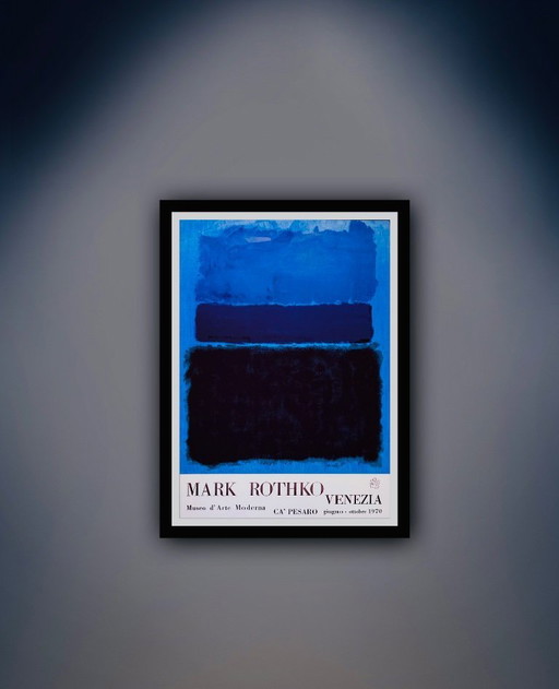 Mark Rothko : "Exposition Venezia, 1970".