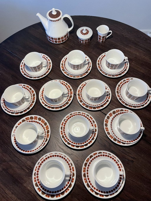 Turi Design Figgjo Norway “Morocco” tea set (12-person service)