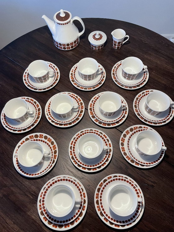 Image 1 of Turi Design Figgjo Norway “Morocco” tea set (12-person service)