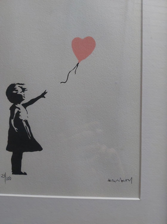 Image 1 of La chica del globo rojo - Banksy - Edición limitada Ars Longa Vita Brevis