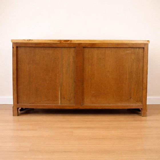 1940s Spanish Castilian Style Narrow Sideboard – Wood (photo 9 of 9)