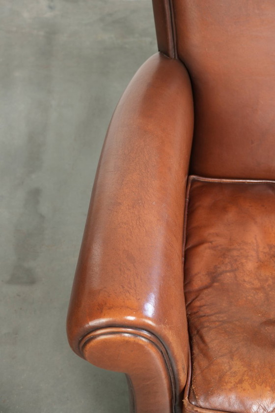 Comfortabele schapenleren armchair met mooie kleuren en een strakke afwerking – Fauteuils, Leather (photo 7 of 13)