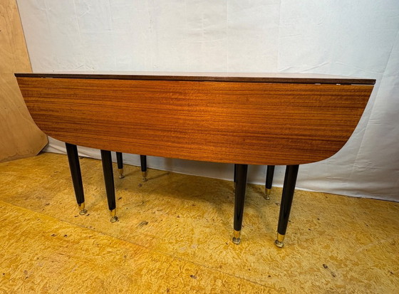 Image 1 of Mid Century Retro Vintage Teak & Tola Extending fold out Dining Table by G-Plan – Librenza Range Circa 1950