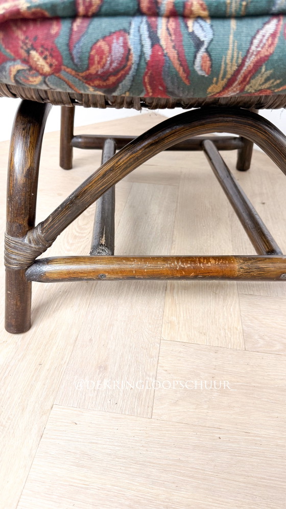 Vintage Rattan Chair Armchair – Bamboo (photo 5 of 7)