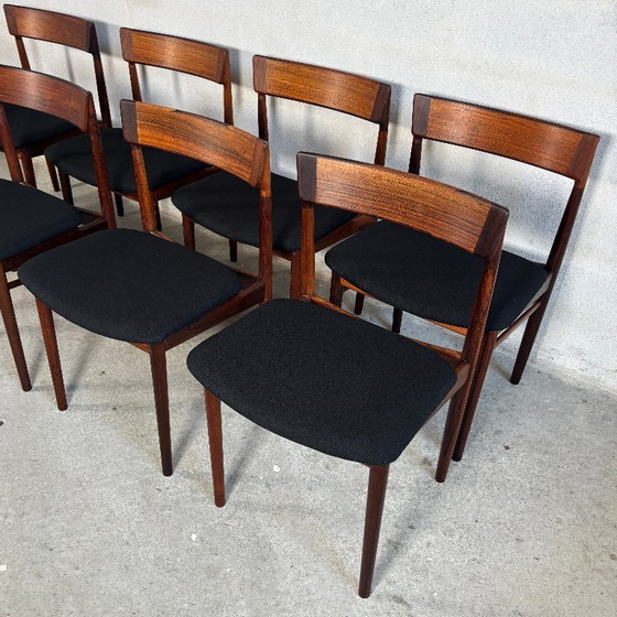 Image 1 of Ensemble de 8 chaises de salle à manger modèle 39 de Rosengren Hansen