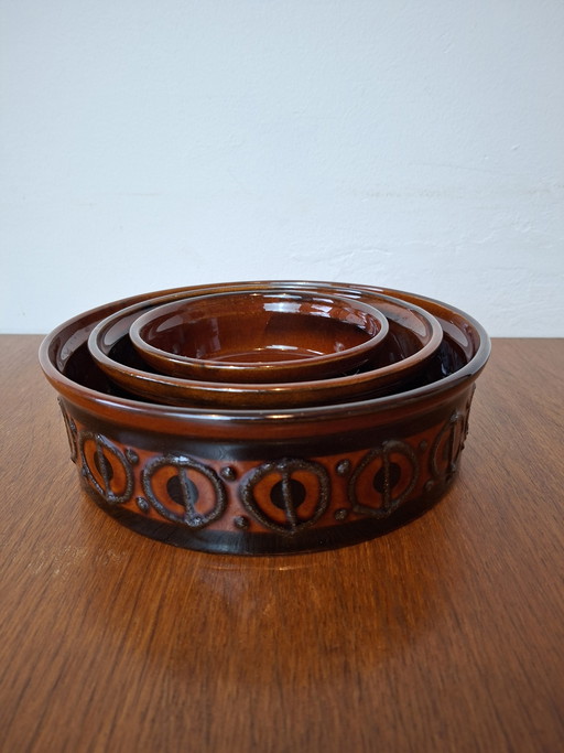 Ciotole in ceramica della Germania dell'Est di metà secolo