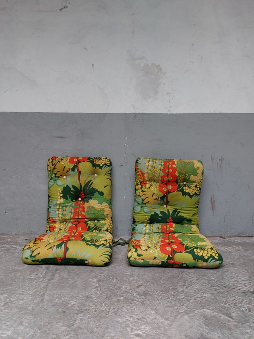 2 x Vintage Cushions – kussentjes, Textile
