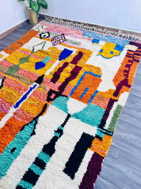 Einzigartiger handgefertigter Berberwollteppich, 200 x 300 cm – Teppiche & Läufer, Wool (photo 9 of 10)