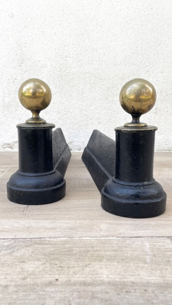 Alari Neoclassici GHISA e OTTONE – Oggetti decorativi, Brass, Cast Iron (photo 4 of 27)