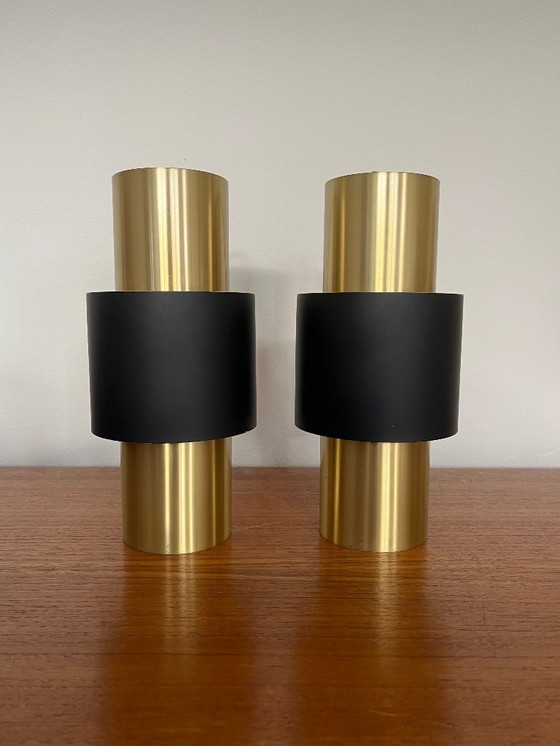 Image 1 of Set (2x) Fog & Mørup Etna pendant lamps 1960s