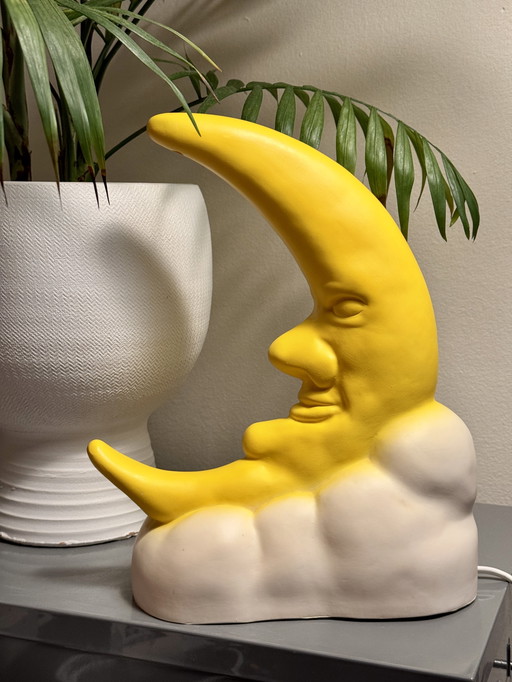 Vintage Lamp 'Half Moon On Cloud' From Heico Germany