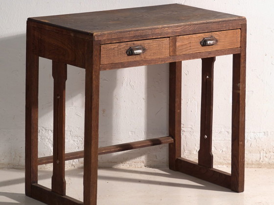 Antiker japanischer Konsolentisch aus Holz – Japan, circa 1930 – Schreibtisch, Iron (photo 2 of 40)