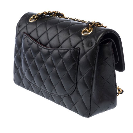 Image 1 of CHANEL Timeless/Classique Tasche aus schwarzem Leder - 103505