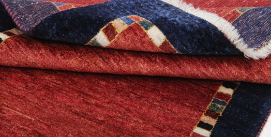 Image 1 of Original Modern Perser Gabbeh Woll Teppich 147 x 103 cm Top Zustan