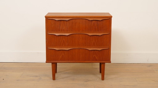 Commode vintage | 3 tiroirs | Teck – ladekasten, Wood