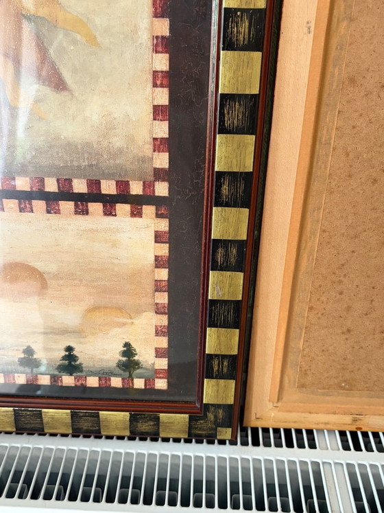 Image 1 of Set van 2 Vintage Jaren '90 Celestial Art Prints – David Carter Brown