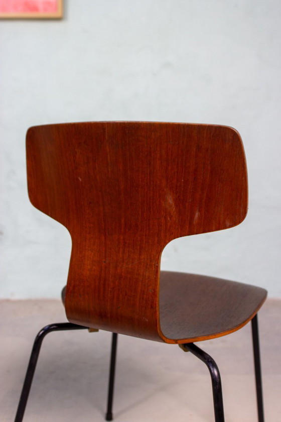 Image 1 of 4 x Arne Jacobsen Fritz Hansen 3103 Hammer Chair, jaren 60 vintage