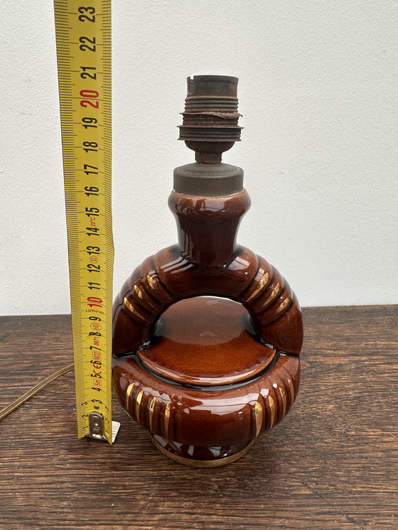 Image 1 of Small ceramic lamp base from the late 40s-early 50s, attributed to Vallauris