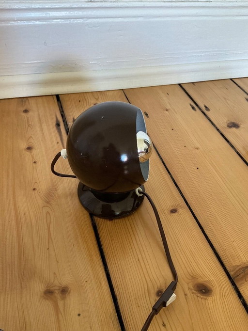 Vintage Eyeball Lamp Space Age – Benny Frandsen for Horn – 70s – tafellampen, Metal (photo 2 of 7)