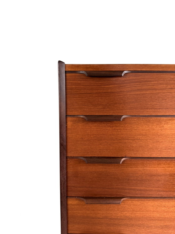 Vintage XXL Teakhouten Ladekast, Denemarken ‘60 – Ladekasten, Wood (photo 4 of 12)