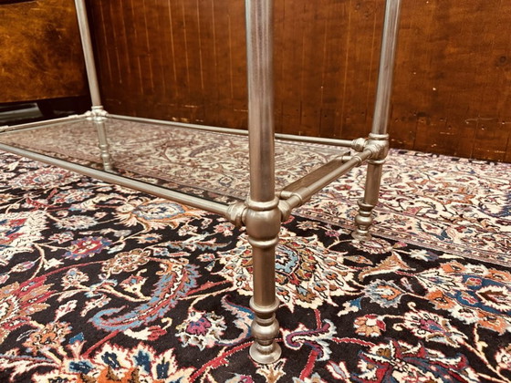 Eichholtz Regency Table d'appoint – Tables d'appoint, Verre, Métal (photo 6 of 11)