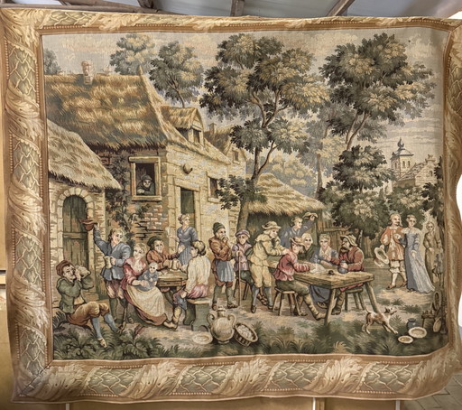 Frans Wandtapijt - Gobelin - Aubusson-Stijl – 170 X 150 Cm | Begin 20E Eeuw – wanddecoratie, Textile