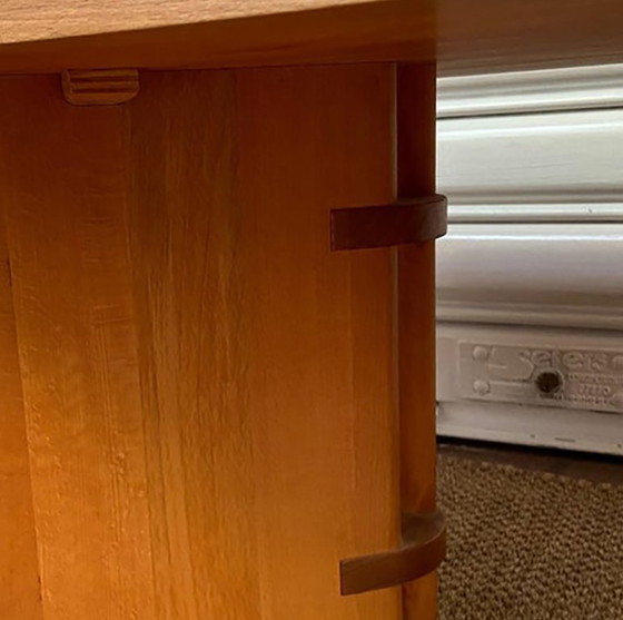 Image 1 of Søren Nissen y Ebbe Gehl para Maison Selz, haya maciza y olmo, 1980