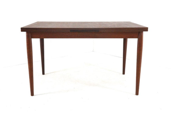Image 1 of Lübke extendable rectangular dining table vintage