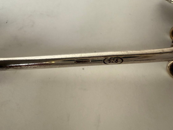 Image 1 of Bestekhouders van sterling zilver, 12 stuks