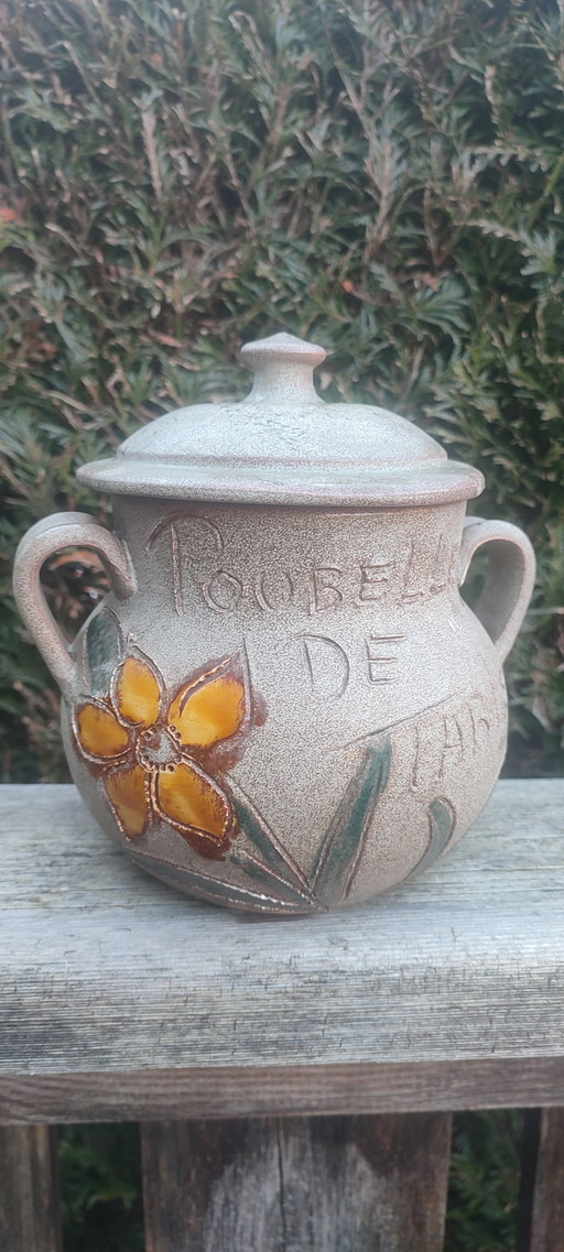 Vallauris Keramik-Tischbehälter