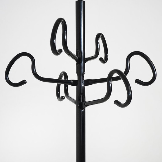 Appendiabiti “Servomanto” di Achille Castiglioni per Zanotta, anni '80, Metallo, Plastica, Nero, 1980 (foto 10 di 15)