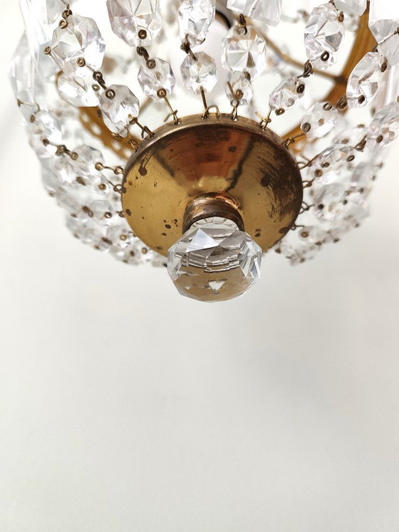 Lustre montgolfière ancien – Glass (photo 9 of 16)