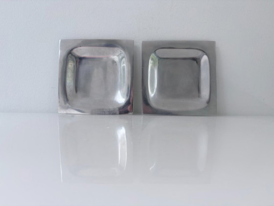 Set di 2 ciotole in alluminio – Quadrato Minimalista – Accessori da tavola, Aluminium (photo 5 of 9)