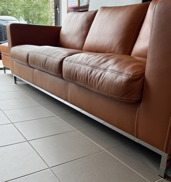 Image 1 of Divano con pouf, nuovo